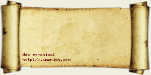 Jakov Hrnjaković vizit kartica